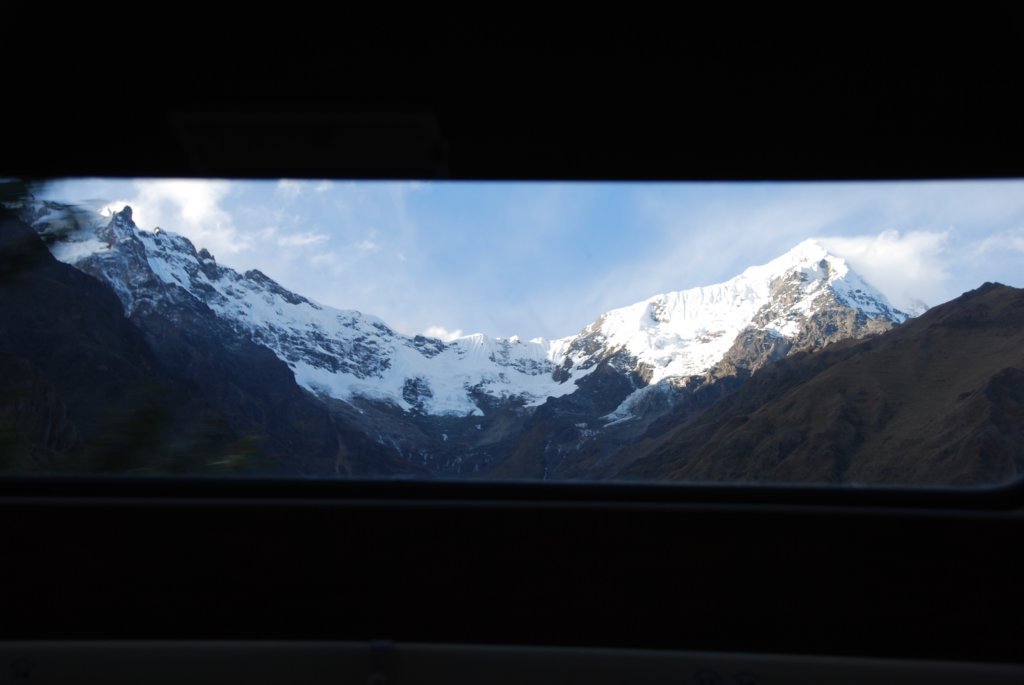 Sommets enneigés sur le chemin du Machu-Pichu