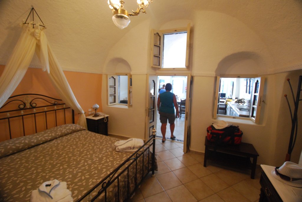 Accès au devant en sortant de la chambre
