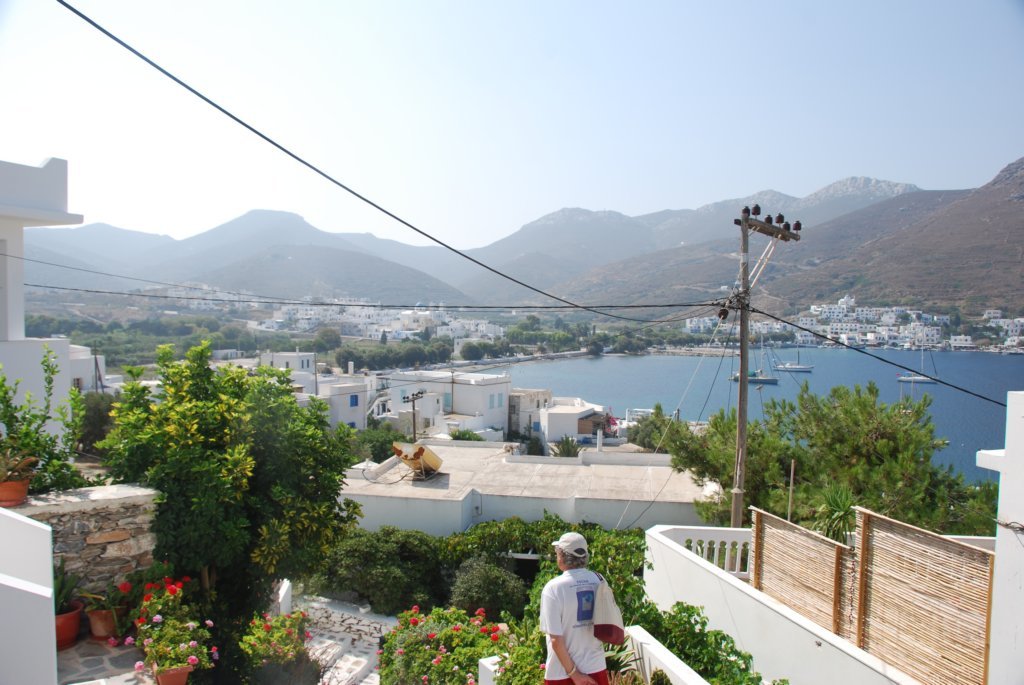 Vue de notre hôtel