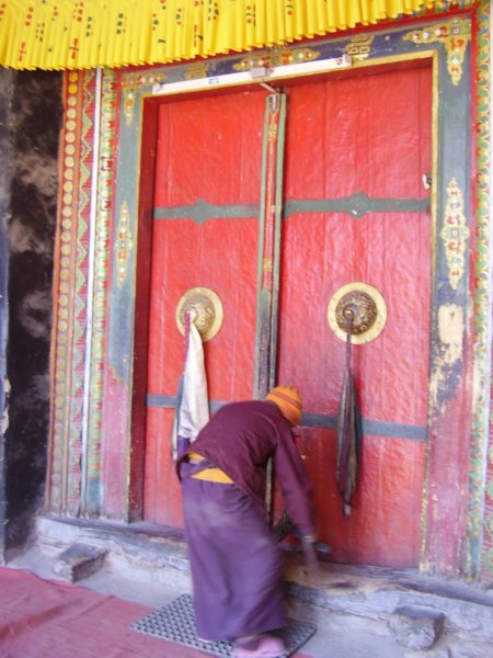 Les portes sont souvent magnifiquement colorées