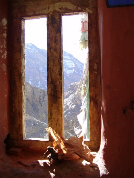 Vue de l'intérieur du temple