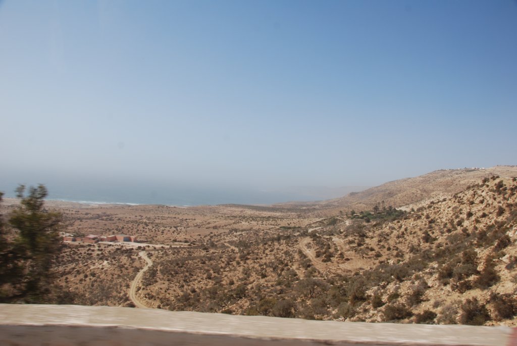 Arrivée sur le bord de la mer pour la deuxième partie du treck