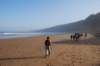 On marche un bout directement sur la plage