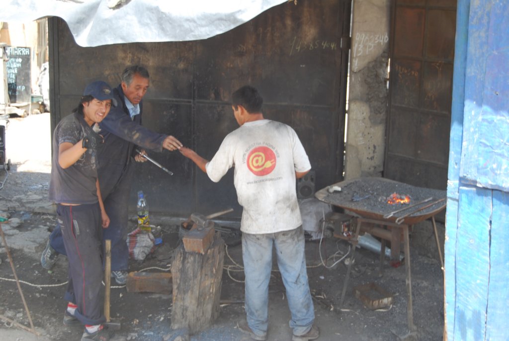 Forge sur le bord de la route