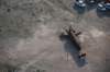 Navette spatiale sur le tarmac de l'aéroport de Tucson