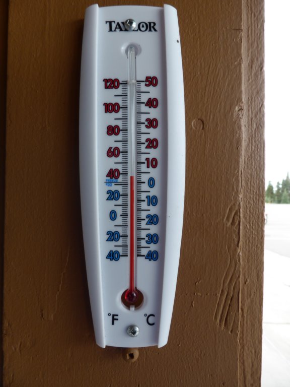 Il fait 3 degrés (le matin). Pas chaud en spyder