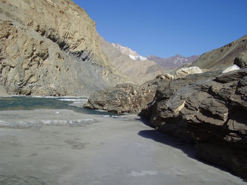 Premier contact avec la rivière